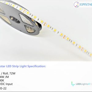 72W LED Strip light 5050 5m 300led