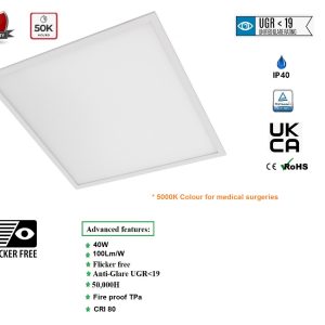 40W LED Panel 600x600 4200Lumen 5 Year Warranty